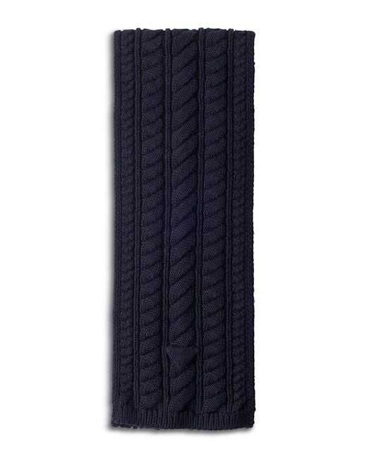 Prada Blue Wool Scarf