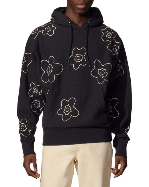 Sandro hoodie flower Clearance