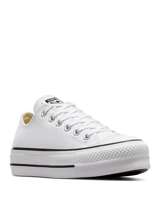 Converse White Chuck Taylor All Star Lift Platform Sneakers