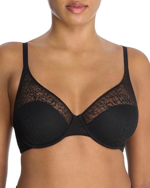 Natori Black Pretty Smooth Seamless Underwire Bra