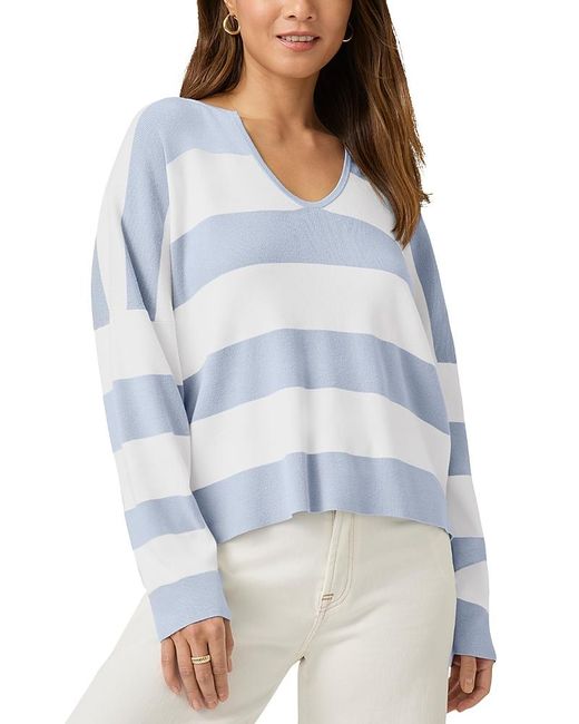 Splendid Blue Veronica Stripe Sweater