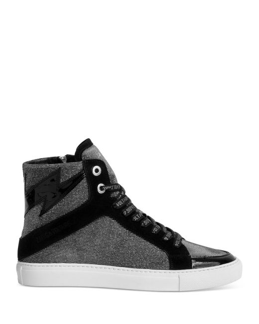 zadig and voltaire high top sneakers