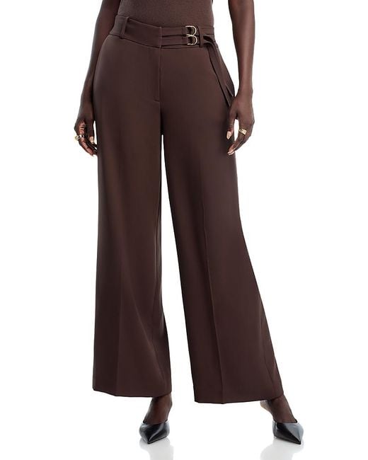 Tahari Brown The Malka Pants
