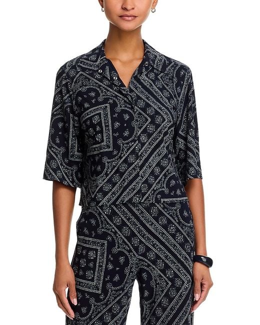 Veronica Beard Black Leandra Top