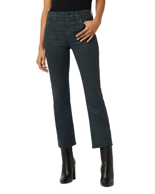 Joe's Jeans The Callie Coated High Rise Cropped Bootcut Jeans In Monteverde in Blue Lyst
