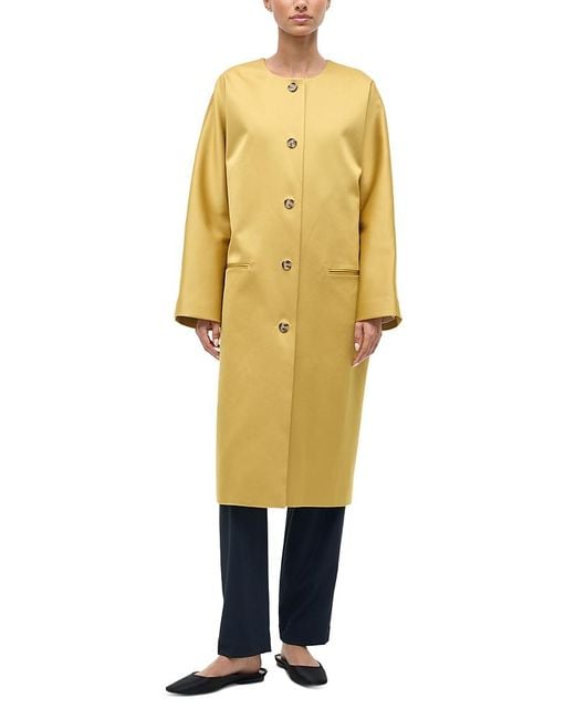 Staud Yellow Liz Coat