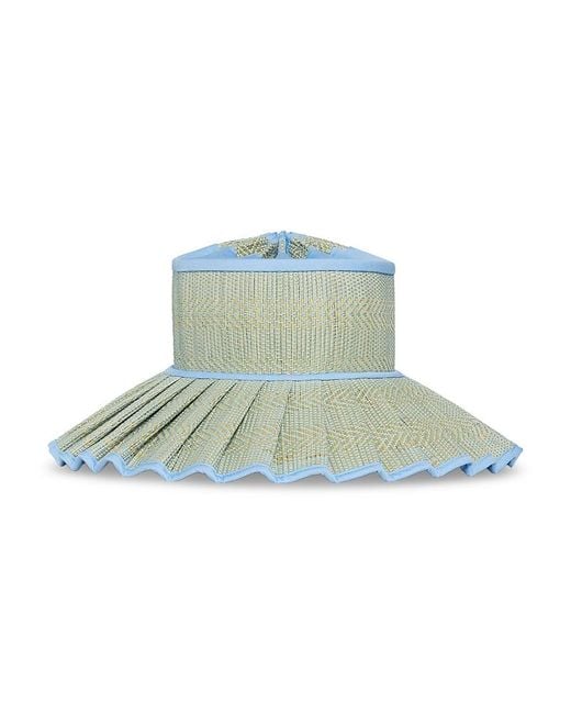 Lorna Murray Green Capri Straw Hat