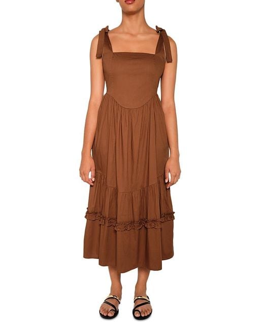 The Lulo Project Brown Quibdo Dress