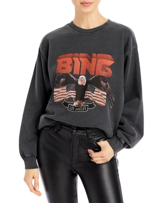 Anine Bing Bing Sweatshirt in Black - Save 22% | Lyst UK