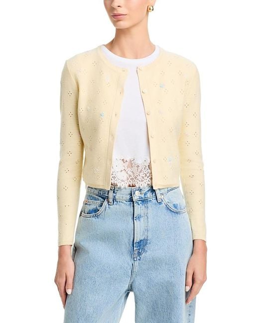 LoveShackFancy Blue Paelynn Cardigan