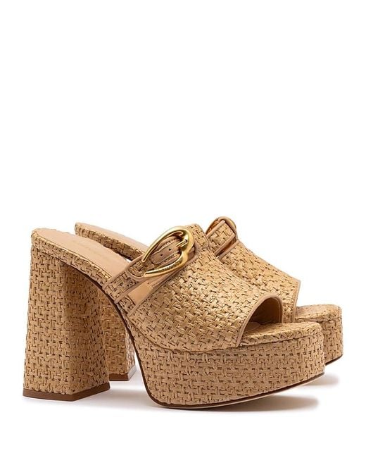 Larroude Brown Dolly Verona Mule Sandals