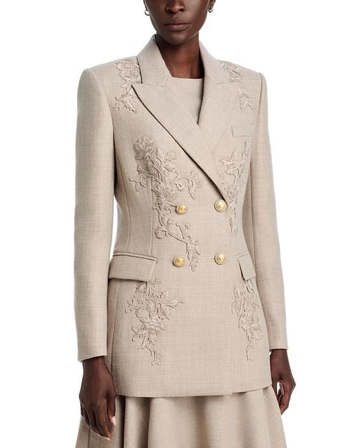 Kobi Halperin Natural Embroidered Wool Jacket