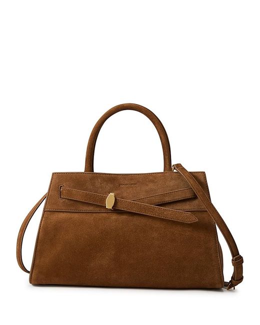 Veronica Beard Brown Suede Dash Bag