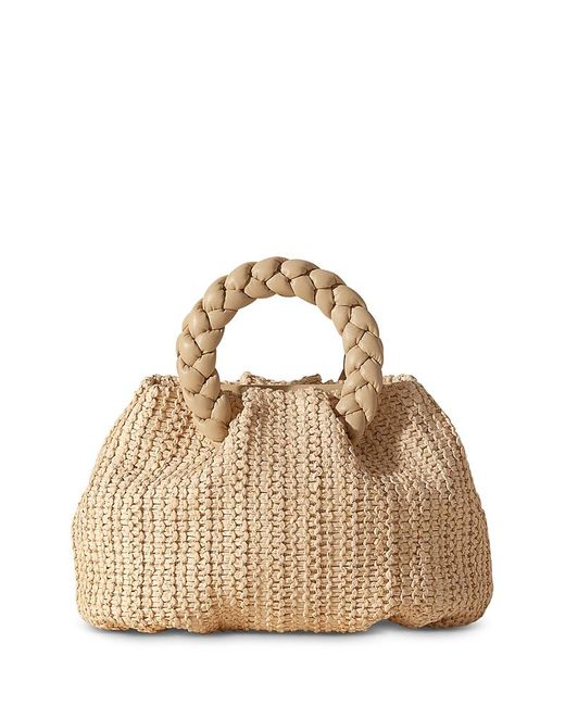 Hereu Metallic Bombom M Raffia Crossbody