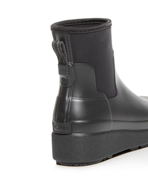 refined creeper over the knee rain boot
