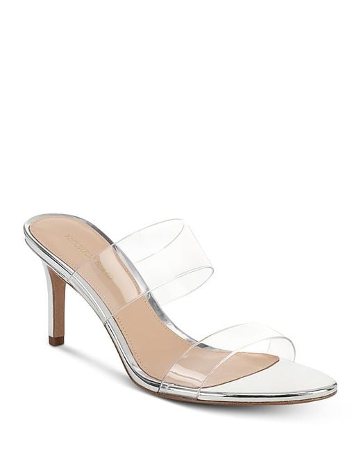 Veronica Beard White Asha 75 Sandals