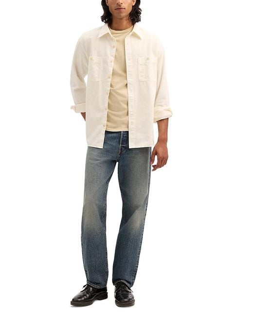 Madewell Blue Patch Pocket Work Shirt for men