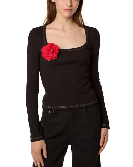 Tresser Black Tango Rosette Top