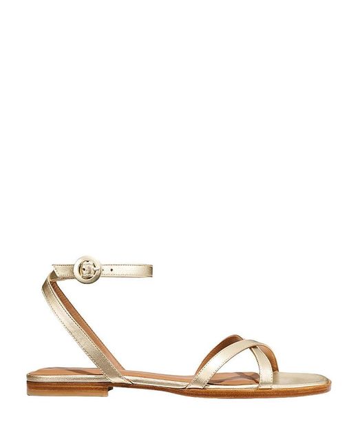 Margaux Natural The Flat Sandals