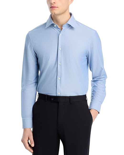 Boss Blue P Max Kent Sharp Fit Performance Dress Shirt for men