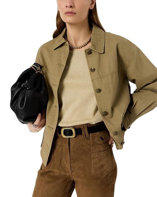 Gerard Darel Green Tyana Buttoned Jacket