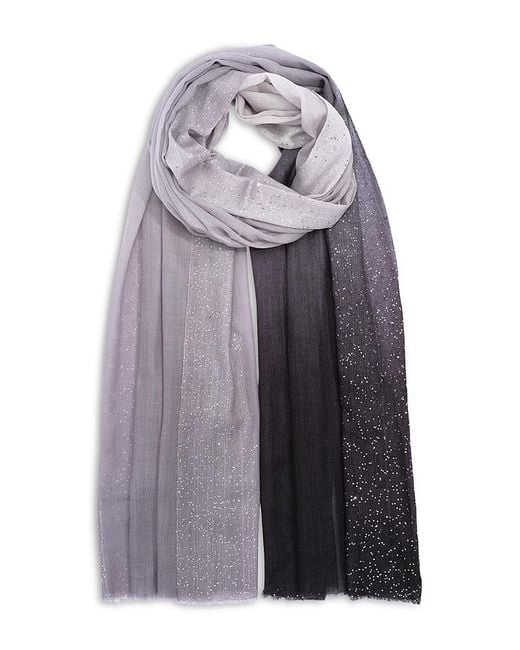 Echo Purple Ombre Sequin Scarf