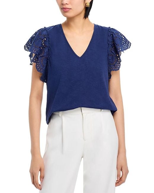 Ramy Brook Blue Diana Top