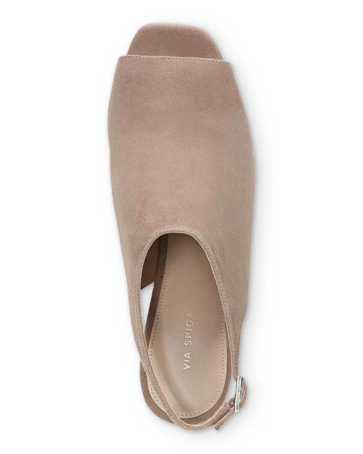 via spiga open toe booties