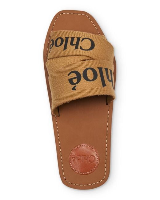 chloe sandals brown