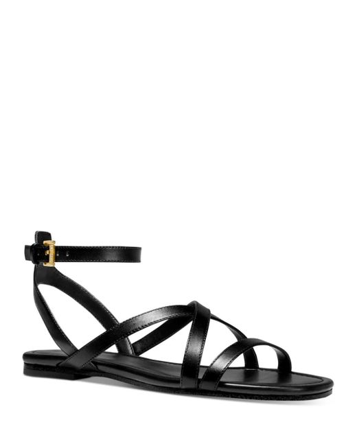 michael michael kors women's tasha strappy flat sandals