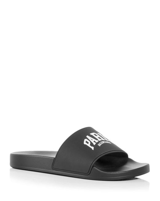 Balenciaga Synthetic Cities Slide Sandals for Men | Lyst UK