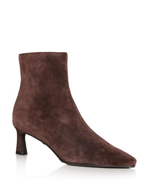 Aqua Brown Song Booties