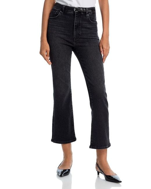 FRAME Blue The Reboot Crop High Rise Ankle Jeans
