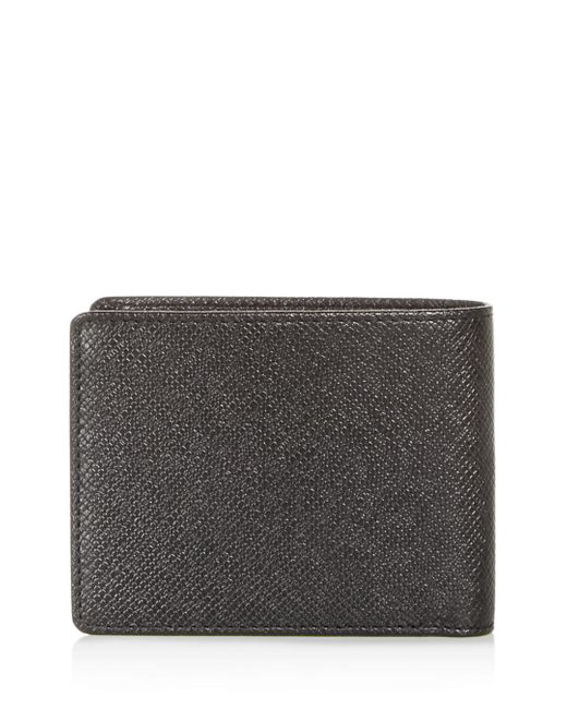 BOSS by Hugo Boss Signature Leather Bi - Fold Wallet in Black for Men ...