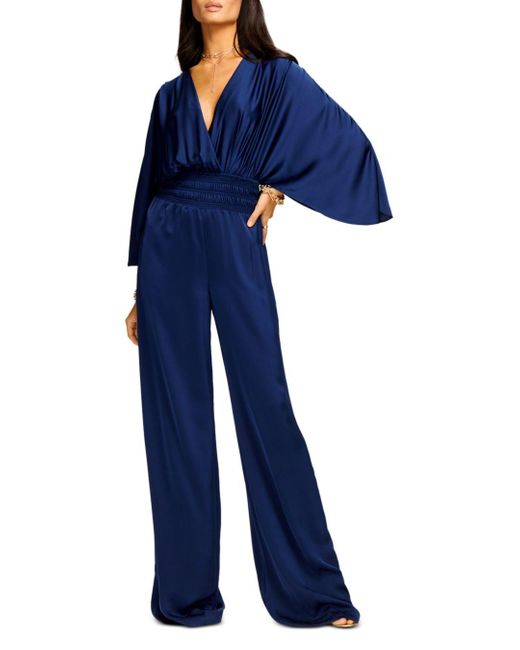 Ramy Brook Synthetic Cheri Jumpsuit in Blue - Lyst