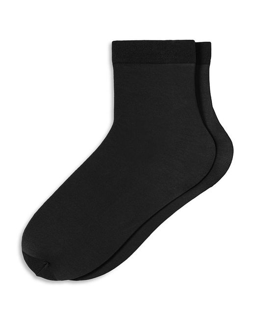 Hue Black Sheer Anklet Socks