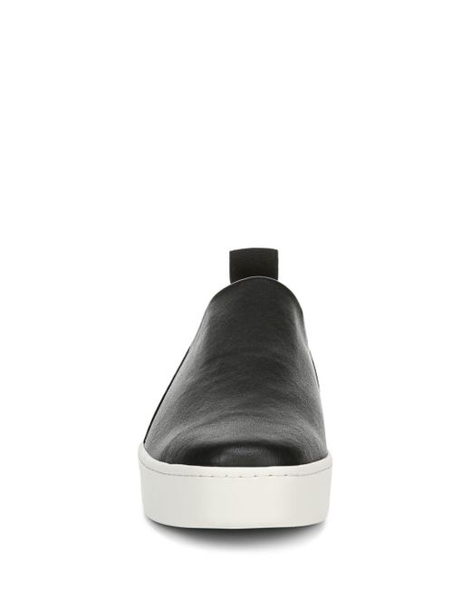 vince saxon leather sneakers