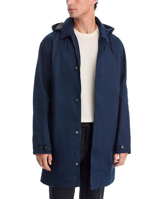 Barbour Blue Lorig Mac Waterproof Jacket for men