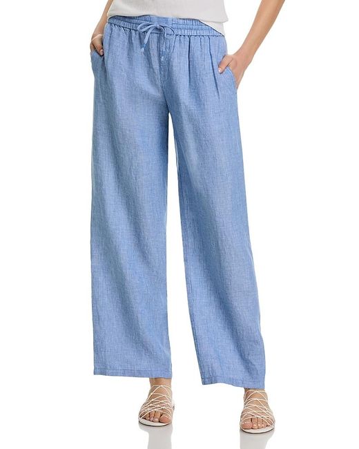 Tommy Bahama Blue Two Palms Linen Easy Pants