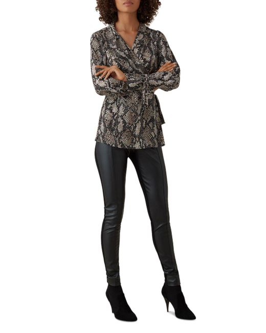 Karen Millen Faux Leather \u0026 Ponte 