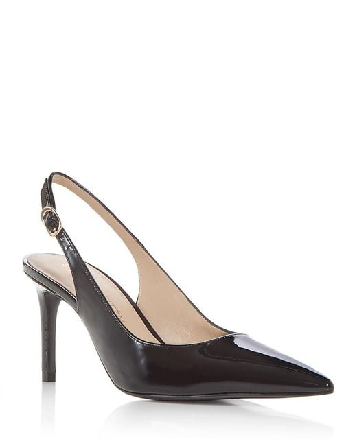 Stuart Weitzman Metallic Stuart Power Slingback Pumps