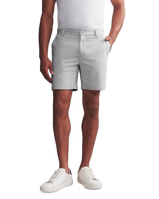 Rhone Gray 7 Commuter Regular Fit Shorts for men
