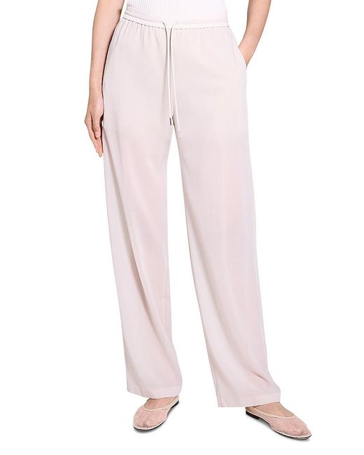 Theory Pink Drawstring Pants
