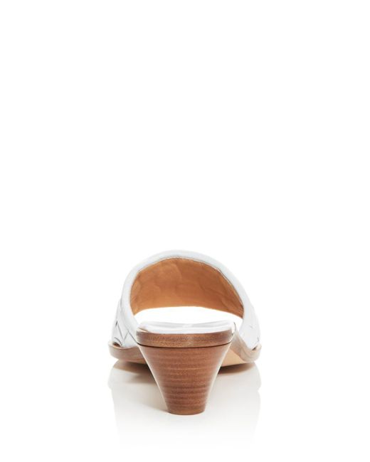 women's woven slides