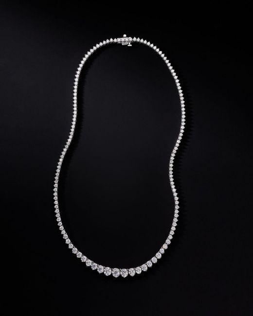 diamond tennis necklace macy's