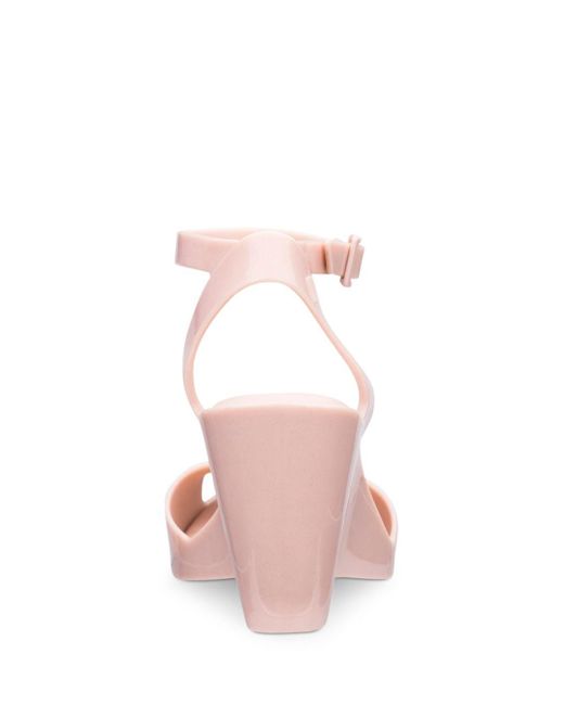 blush pink wedge shoes