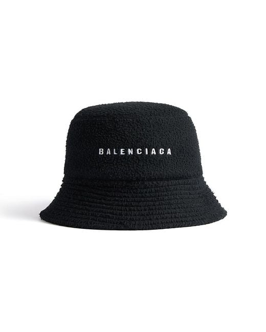 Balenciaga Black Loop Sports Icon Bucket Hat
