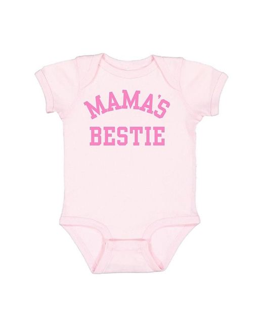 Sweet Wink Pink Mama's Bestie Bubblegum Short Sleeve Bodysuit