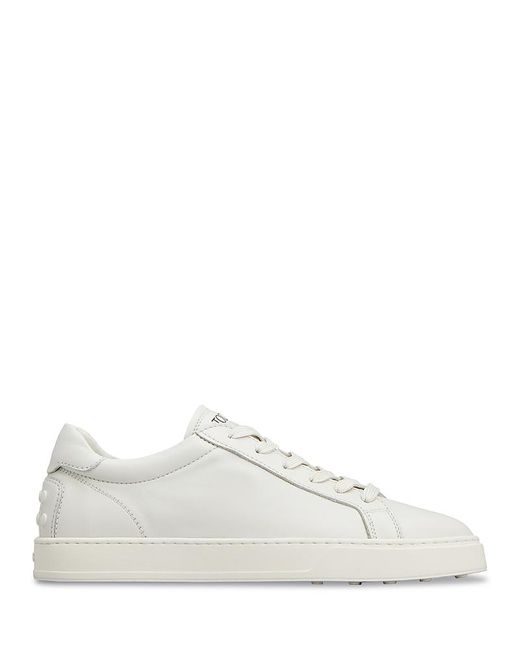 Tod's White Allacciata Cassetta 04L Lace Up Sneakers for men