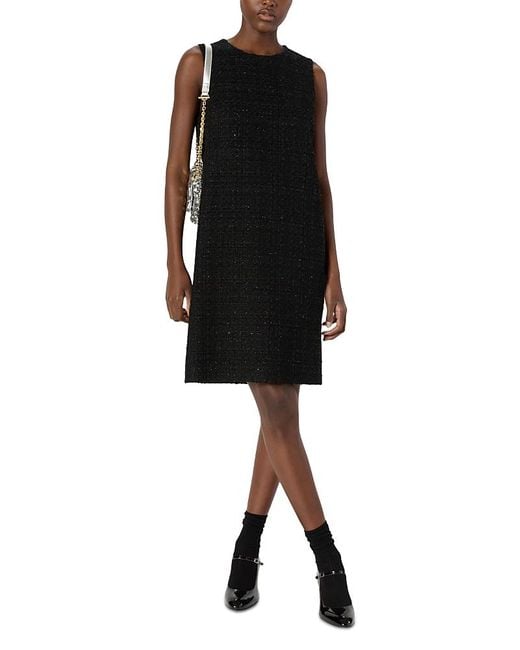 Gerard Darel Black Lila Shift Dress